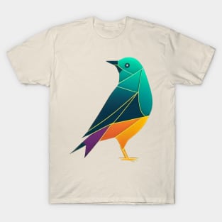 Paradise Bird - Geometric bird design for the environment T-Shirt